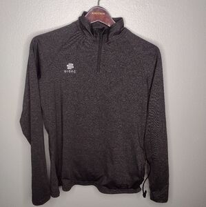 Blanc Mens Heated 1/4 Zip Pullover Top Jacket Small Gray Outdoor Gorp A19